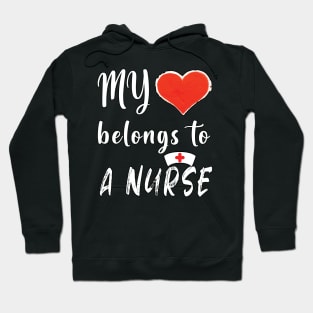 My Heart Belongs To A Nurse Hoodie